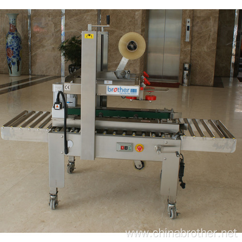 Semi Automatic Two Side Conveyor Carton Sealer Stainless